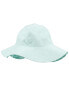 Фото #7 товара Toddler Ocean Print Reversible Swim Hat 2T-4T