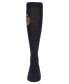 Big Girls Embroidered Crest Cotton Knee High Socks