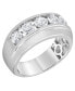 ფოტო #2 პროდუქტის Men's Diamond Channel-Set Ring (2 ct. t.w.) in 10k Gold