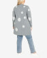 ფოტო #7 პროდუქტის Plus Size Spot It Longline Cardigan Sweater