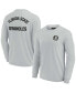 Фото #1 товара Men's and Women's Gray Florida State Seminoles Super Soft Long Sleeve T-shirt