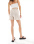 Esmee Exclusive beach short co-ord in oat Hafer, 46 - фото #5