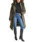 ფოტო #6 პროდუქტის Women's Faux-Fur-Trim Hooded Bibbed Puffer Coat