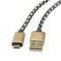 Фото #10 товара ROLINE 11.02.8820 - 1.8 m - USB C - Micro-USB B - USB 2.0 - Black - Gold