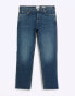 Фото #4 товара River Island straight jeans in dark blue