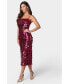 ფოტო #3 პროდუქტის Women's Sequin Midi Dress