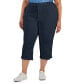 ფოტო #5 პროდუქტის Women's Mid-Rise Comfort Waist Capri Pants, Created for Macy's