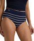 Фото #3 товара Seamless Striped Jersey High-Rise Brief Underwear, 4L0094
