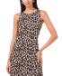 Фото #3 товара Women's Printed Sleeveless Keyhole-Back Maxi Dress