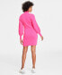 Фото #9 товара Women's Turtleneck Mini Sweater Dress, Created for Macy's
