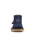 Фото #5 товара Clarks Desert Coal 26169997 Mens Blue Suede Lace Up Chukkas Boots
