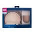 LOVI Set Of Tableware Pistachio 1 St. geschirr für Kinder Schale 420 ml + Schale 400 ml + Becher 180 ml