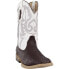 Roper Bumps Ostrich Square Toe Cowboy Mens Brown, White Casual Boots 09-020-190 11.5 - фото #2