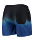 Фото #2 товара Men's Black, Royal Indianapolis Colts Dip-Dye Swim Shorts