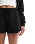 Weekday Essence jersey shorts in black exclusive to ASOS