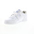 Фото #7 товара Reebok Workout Plus Mens White Leather Lace Up Lifestyle Sneakers Shoes