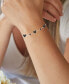 ფოტო #2 პროდუქტის Black Spinel Heart Chain Bracelet (1-1/4 ct. t.w.) in Sterling Silver