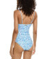 Фото #2 товара Jones New York Shirred One-Piece Women's Blue M