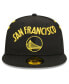 ფოტო #2 პროდუქტის Men's Black Golden State Warriors 2023/24 City Edition 59FIFTY Fitted Hat