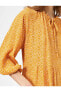 Фото #5 товара Kadın Sarı Desenli Elbise 0YAL88096IW
