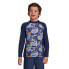 Фото #7 товара Big Boys Husky Long Sleeve UPF 50 Swim Rash Guard