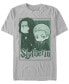 Men's Slytherin Chibi Short Sleeve Crew T-shirt Серебристый, S - фото #1