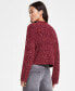 Фото #2 товара Women's Mock Neck Ribbed Knit Sweater