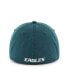 Фото #3 товара Men's Green Philadelphia Eagles Franchise Logo Fitted Hat