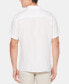 Фото #3 товара Men's Linen Short-Sleeve Button-Front Shirt