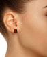 ფოტო #3 პროდუქტის Garnet (3-7/8 ct. t.w.) Stud Earrings in 14K Yellow Gold or 14K White Gold