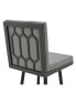 Фото #5 товара Rochester Swivel Modern Metal and Faux Leather Bar and Counter Stool