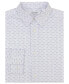 Фото #1 товара Big Boys Long Sleeve Stretch CK Glyph Print Dress Shirt