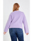 Фото #3 товара Plus Size Knit Sweater Cardigan
