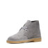 Фото #4 товара Clarks Desert Boot 26169941 Mens Gray Suede Lace Up Chukkas Boots