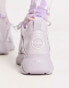 Buffalo vegan cloud chai platform trainers in purple patent