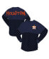 ფოტო #1 პროდუქტის Women's Navy Houston Astros Checker Print Long Sleeve T-Shirt