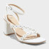 Фото #1 товара Women's Mirabel Strappy Heels - A New Day White 10