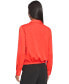 ფოტო #4 პროდუქტის Women's Faux-Wrap Top