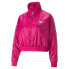 Фото #3 товара Puma Iconic T7 Woven Track Relaxed Jacket Womens Pink Casual Athletic Outerwear