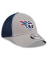 ფოტო #2 პროდუქტის Men's Gray Tennessee Titans Pipe 39Thirty Flex Hat