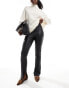 Фото #1 товара ASOS DESIGN skinny faux leather trouser in black