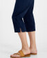 Фото #6 товара Petite Pull On Comfort Capri Pants, Created for Macy's