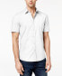 ფოტო #1 პროდუქტის Men's Solid Stretch Button-Front Shirt