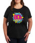 ფოტო #1 პროდუქტის Trendy Plus Size Retro 80's Graphic T-shirt