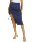 Chaser Mullen Midi Skirt Women's Blue S