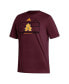 Фото #3 товара Men's Maroon Arizona State Sun Devils Locker Lines Baseball Fresh T-shirt