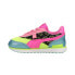 Фото #3 товара Puma Future Rider Vrqt Lace Up Infant Girls Blue Sneakers Casual Shoes 385085-0