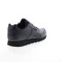 Reebok Classic Harman Run Mens Black Leather Lifestyle Sneakers Shoes