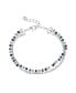 ფოტო #1 პროდუქტის Multi Color Crystal Triple Strand Bracelet