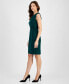 ფოტო #3 პროდუქტის Women's Faux-Suede Sheath Dress